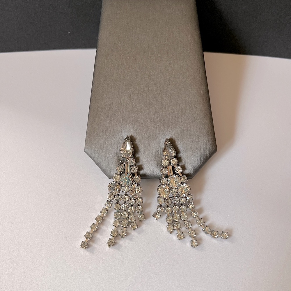 Vintage Rhinestone Earrings